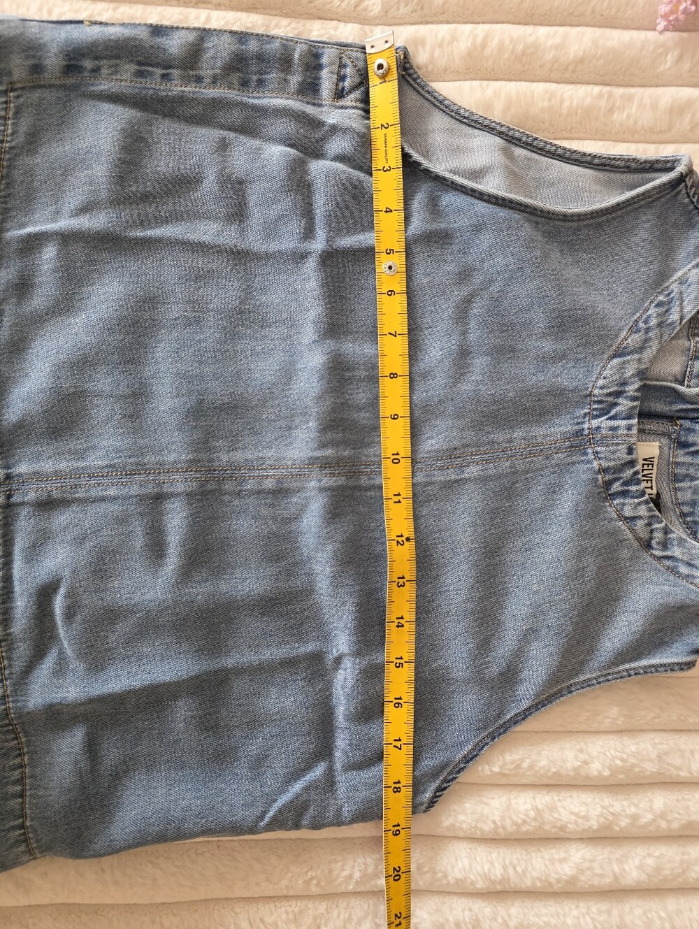 Velvet Heart Light Blue Denim Top - Picture 6 of 7